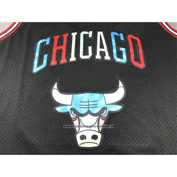 Maglia Chicago Bulls Michael Jordan #23 Mitchell & Ness 1997-98 Nero2